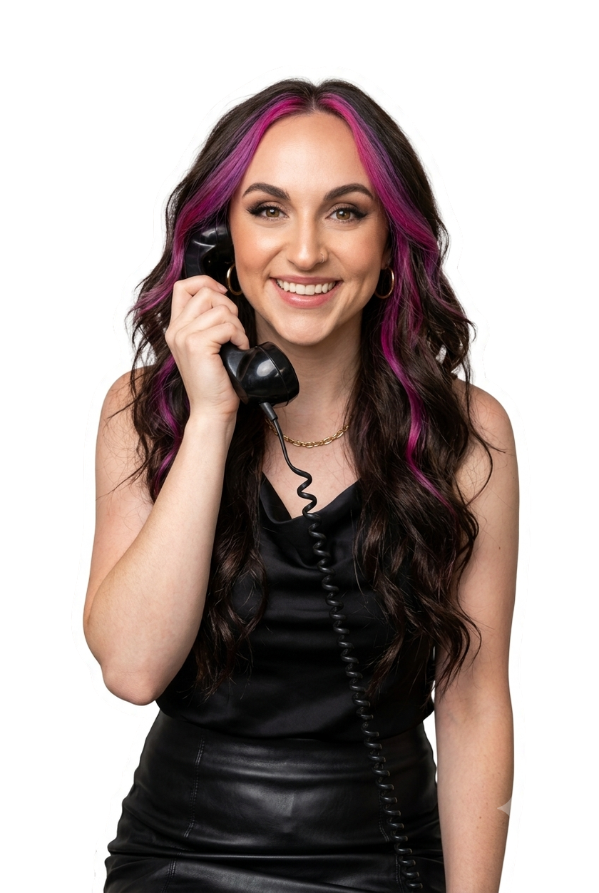 Melissa on the phone